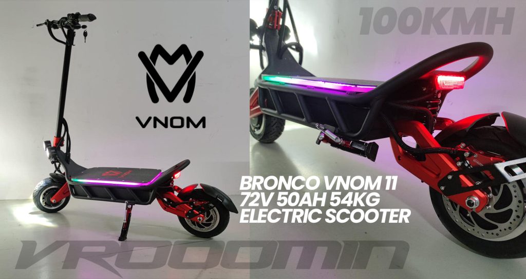 72V Bronco VNOM Electric Scooter - Side Profile
