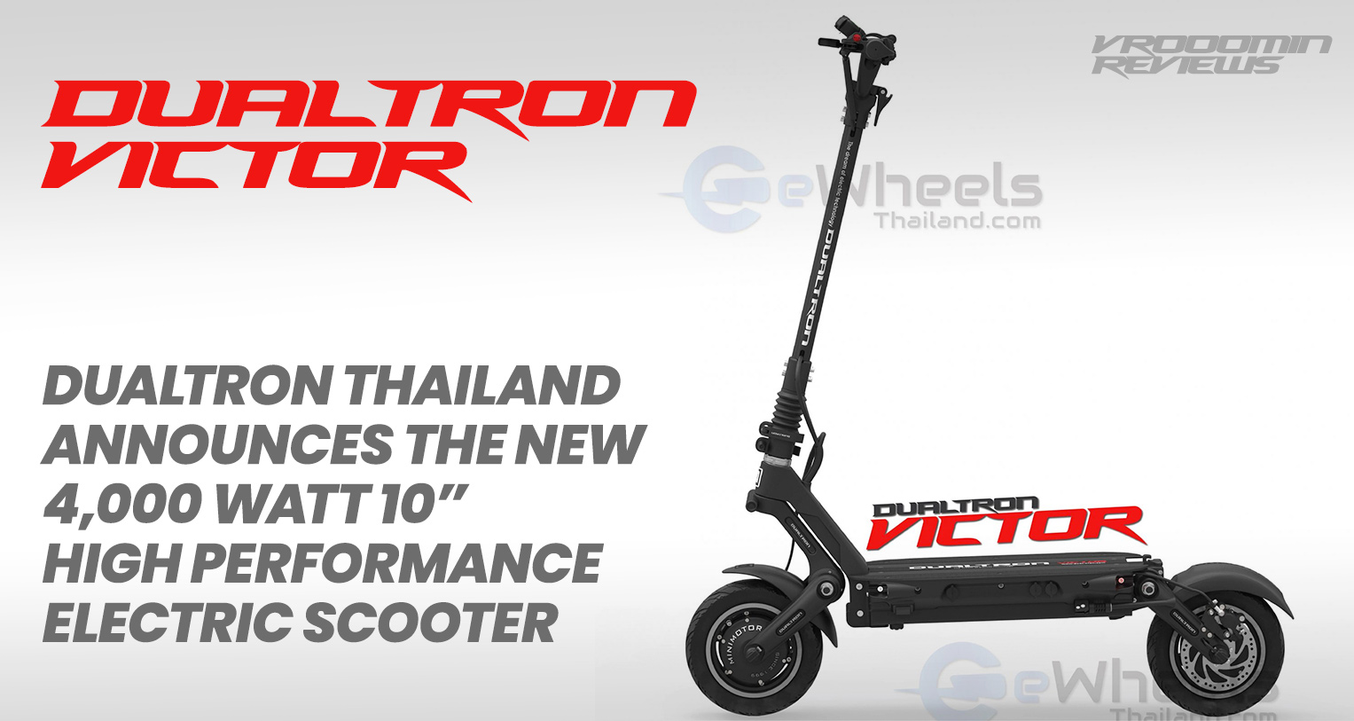 Dualtron Thailand Announces Dualtron Victor