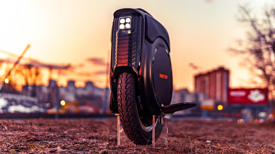 Inmotion V12 Electric Unicycle Front View