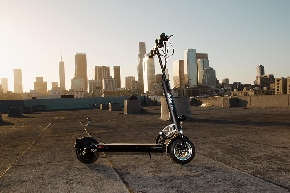 2022 Emove Cruiser Electric Scooter Folding City  Side Views