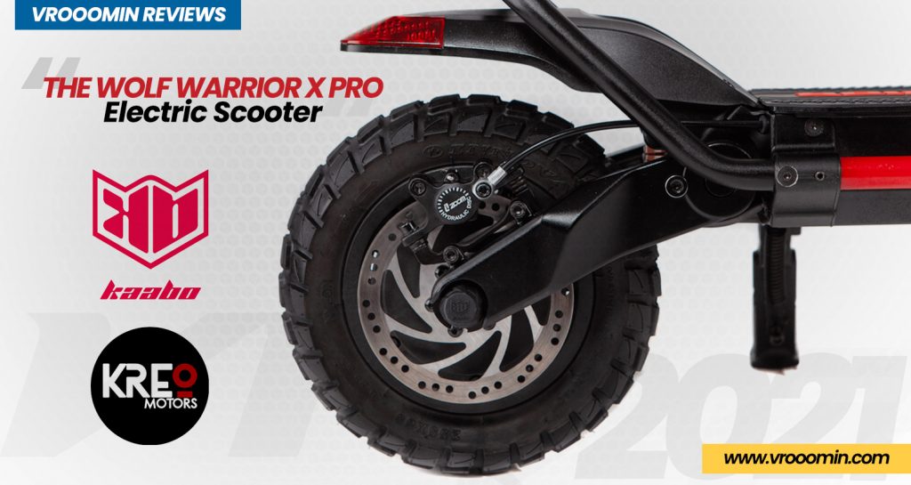 Kaabo Wolf Warrior X Pro Electric Scooter front rear motor