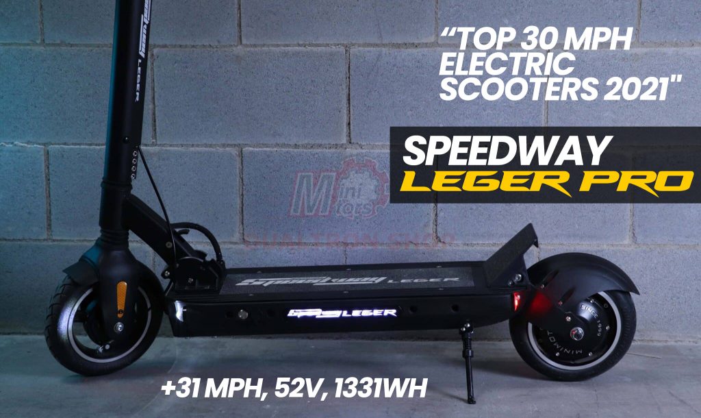 Speedway Legero Pro Electric Scooter Side View