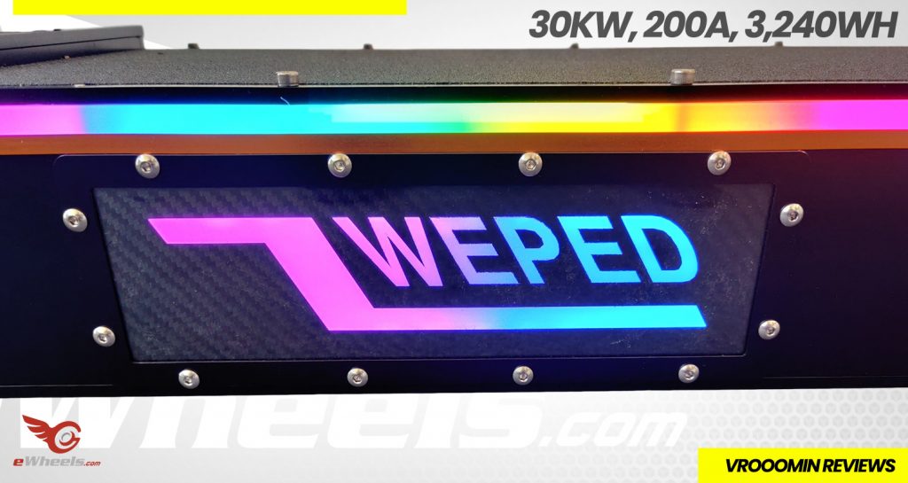 Weped SST Electric Scooter Deck View