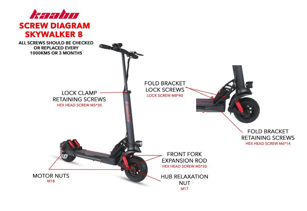 Kaabo Skywalker 8 Electric Scooter