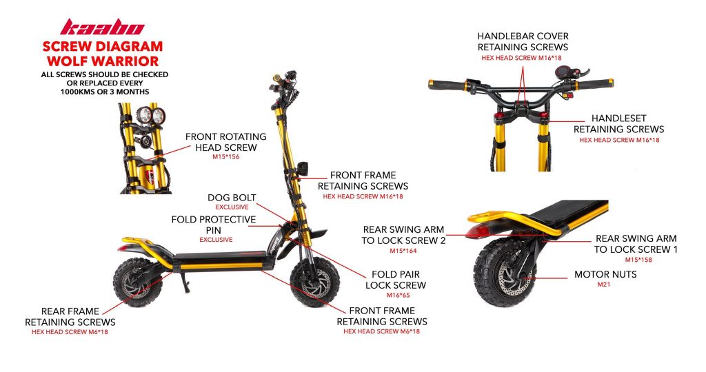 Kaabo Wolf Warrior King GT Electric Scooter