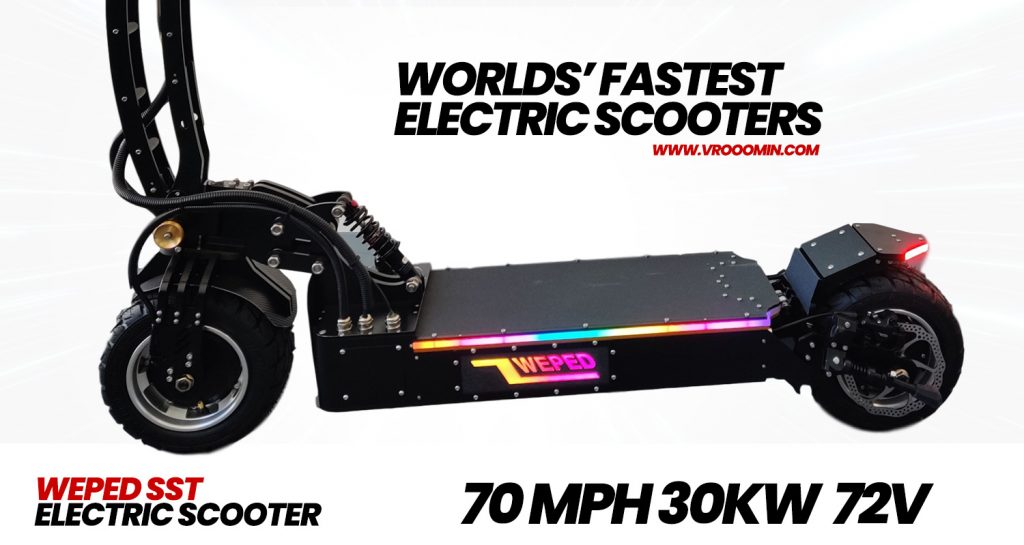 The Fastest Electric Scooters on the - VROOOMIN