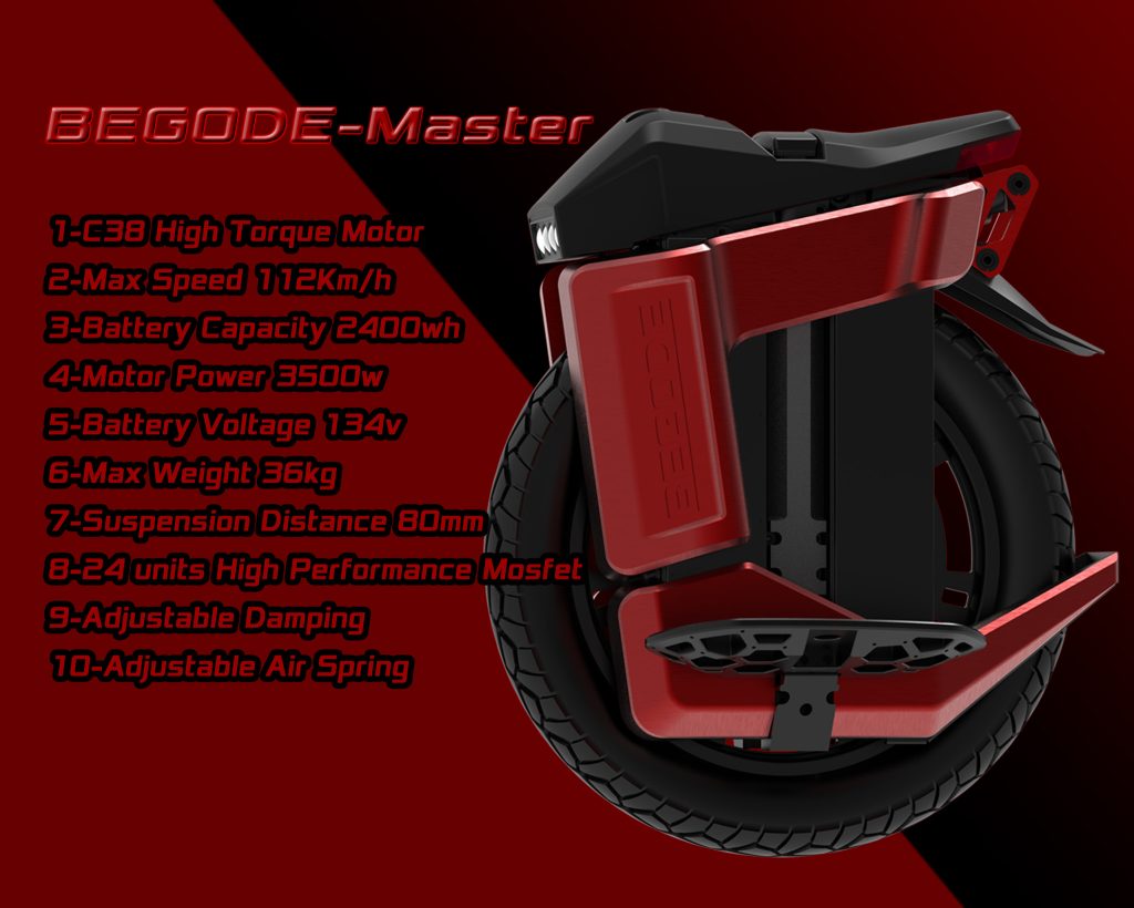 BEGODE Master Electric Unicycle