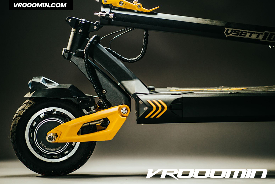 Vsett 10 Electric Scooter - folded