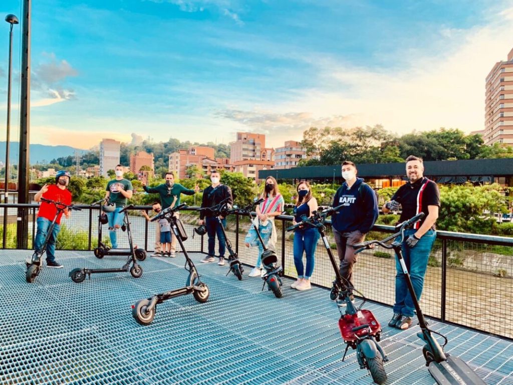 Dualtron Colombia Electric Scooters - Group Ride