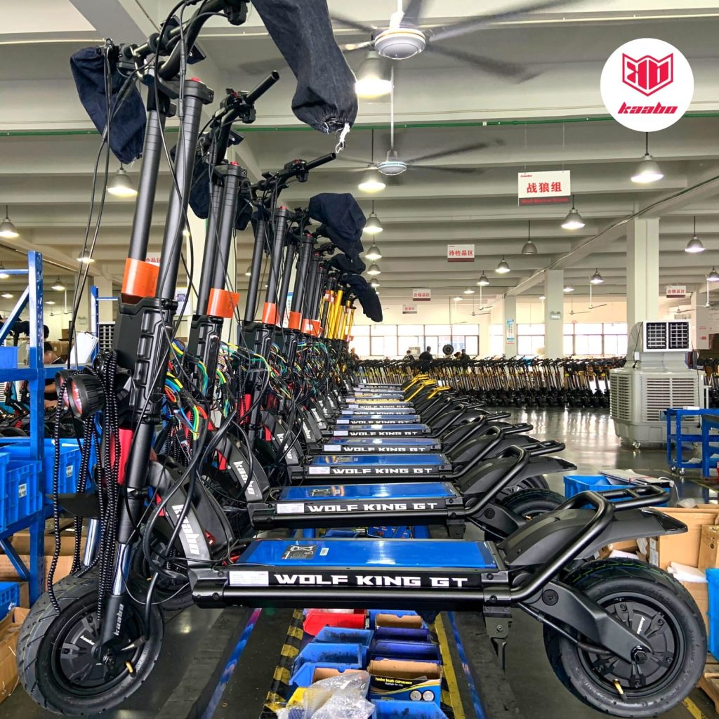 Kaabo Electric Scooters - Factory