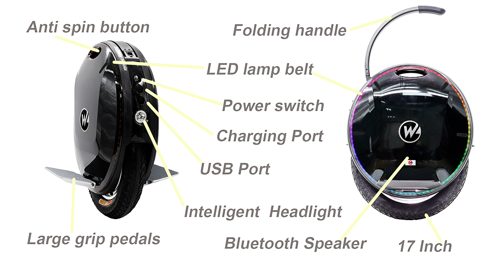 Begode Nikola + Electric Unicycle - Features Sheet