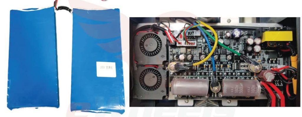 eWheels Example Custom Battery Pack and Controller Board