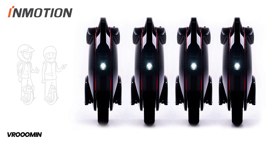 Inmotion V8F Electric Unicycle - Headlights