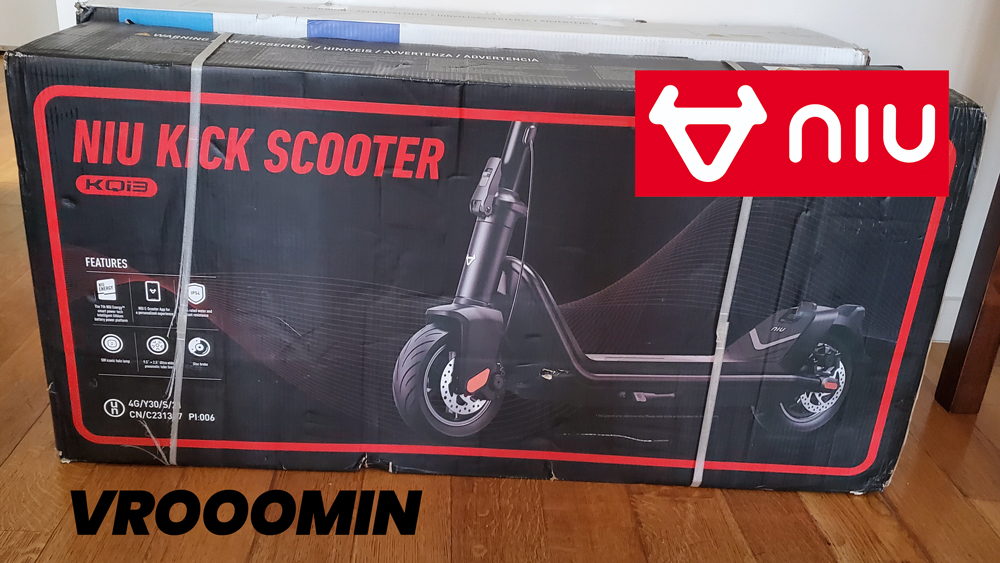 NIU KQi3 Electric Scooter - Box