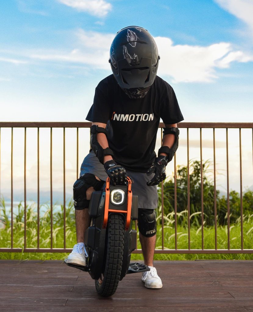 Inmotion V13 Electric Unicycle - Rider