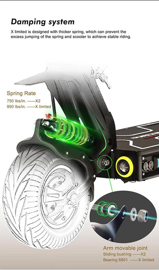 Dualtron X Limited Electric Scooter - Suspension