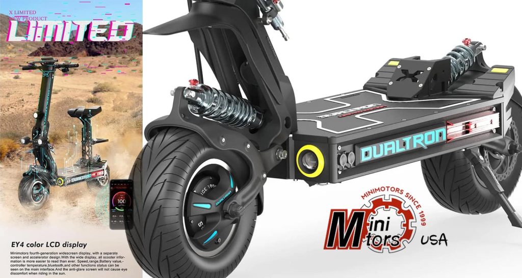 dualtron mini electric scooter folding 84v