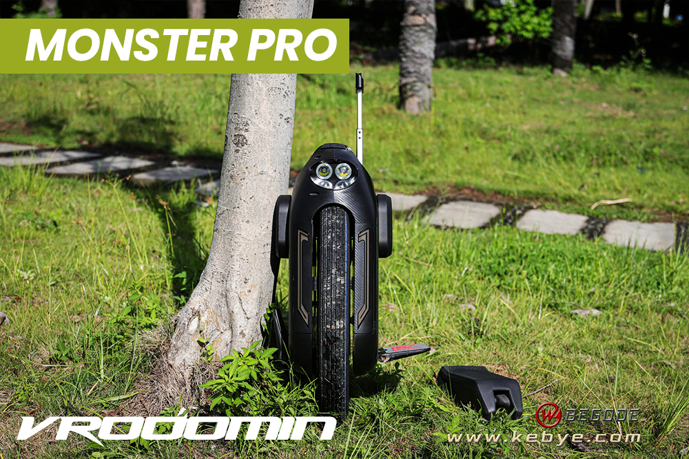 Begode Monster Pro 3600Wh 100V Electric Unicycle - Front Tree view