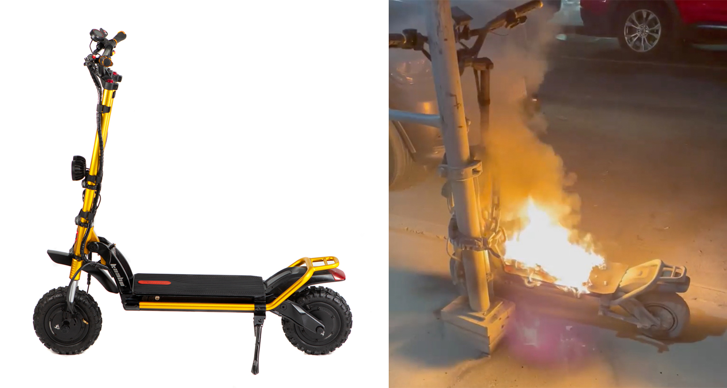 Kaabo Electric Scooter Fire
