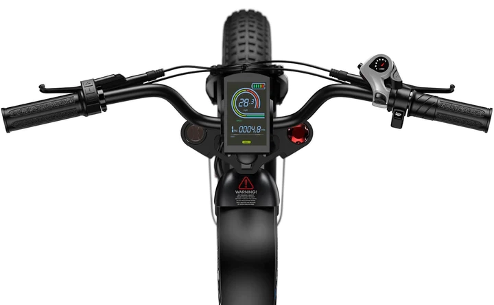 G-FORCE ZM Fat Tire Electric Bike - Top View