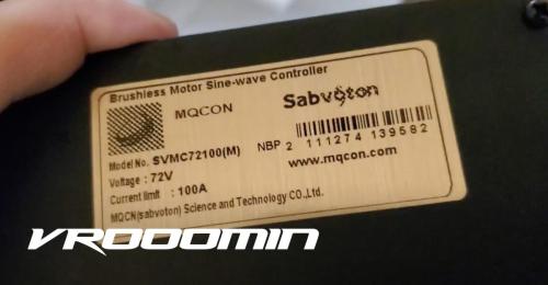 Custom Ebike: Super73 RX Modded - Sabvoton Controller